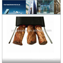 Flat Crane Elevator Cable, Copper Conductor, PVC Insulated-Sheath, elevator cable